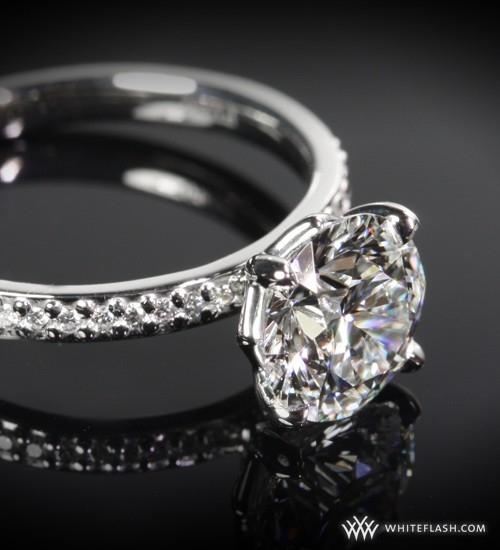 ideal-cut diamond wedding rings